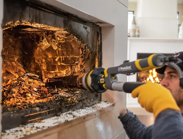 Professional chimney cleaning by Wrentham Chimney Sweep in Wrentham, MA