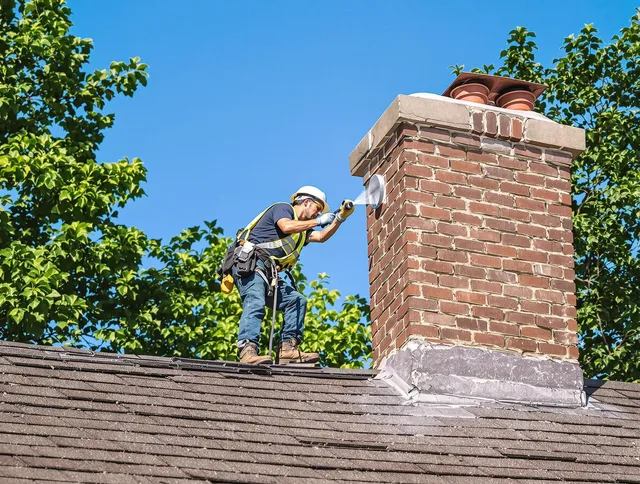 Wrentham Chimney Sweep performing an inspection with advanced tools in Wrentham, MA
