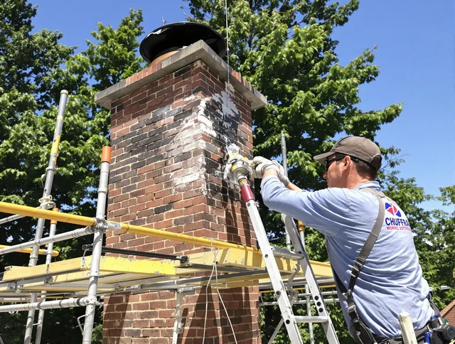 Structural chimney repair by Wrentham Chimney Sweep in Wrentham, MA
