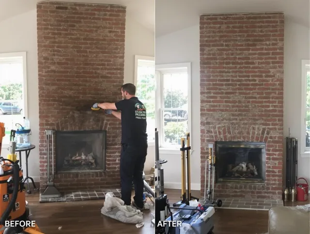 Finished chimney sweeping service by Wrentham Chimney Sweep in Wrentham, MA